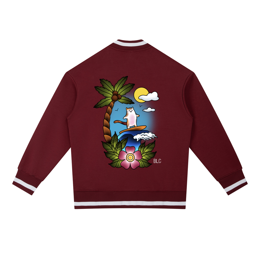 Surf Cat Bomber Jacket