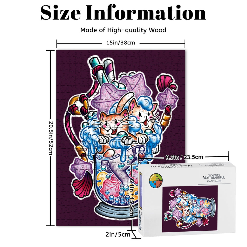 Prrrrrrrfect Parfait Wooden Jigsaw Puzzles 500 pcs