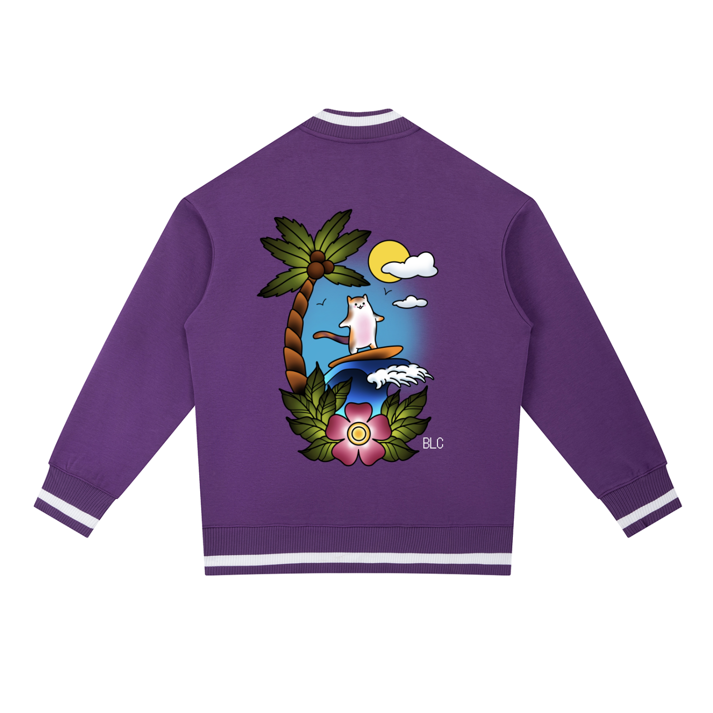 Surf Cat Bomber Jacket
