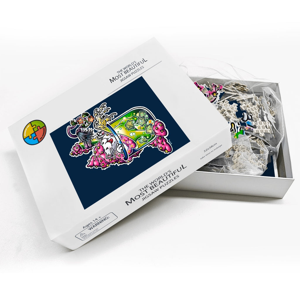 Boba Kitty Wooden Jigsaw Puzzles 500 pcs