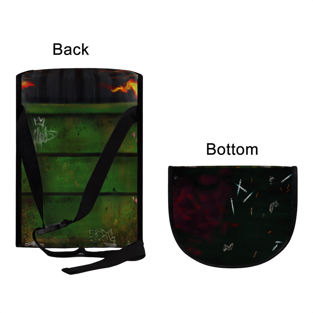 Fordnation Trash Fire Garbage Container
