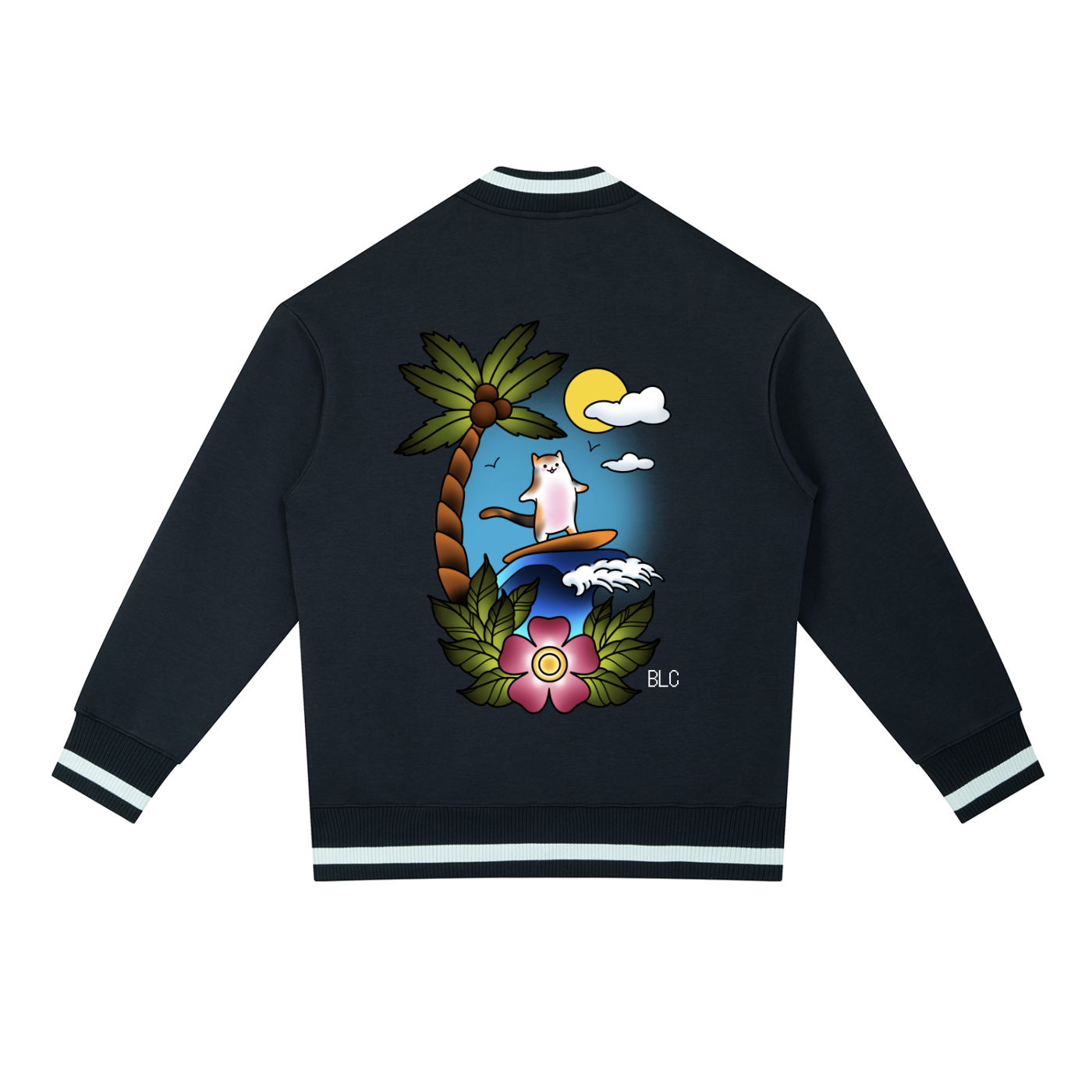 Surf Cat Bomber Jacket