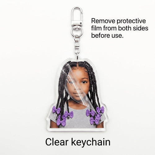 Arachnid Cat Shaped Acrylic Keychain