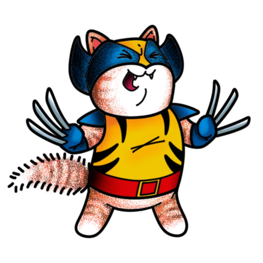 Meowzers McKnifepaws Shaped Acrylic Keychain