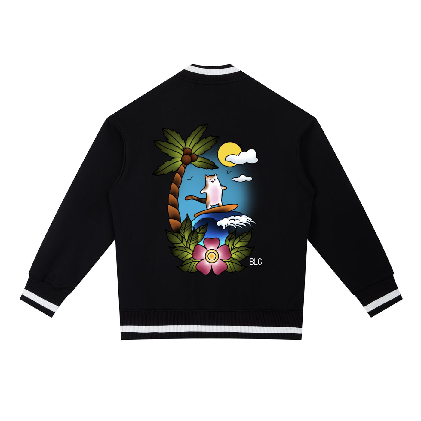 Surf Cat Bomber Jacket