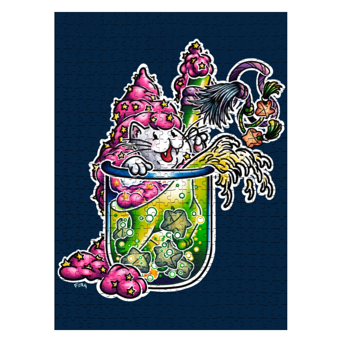 Boba Kitty Wooden Jigsaw Puzzles 500 pcs