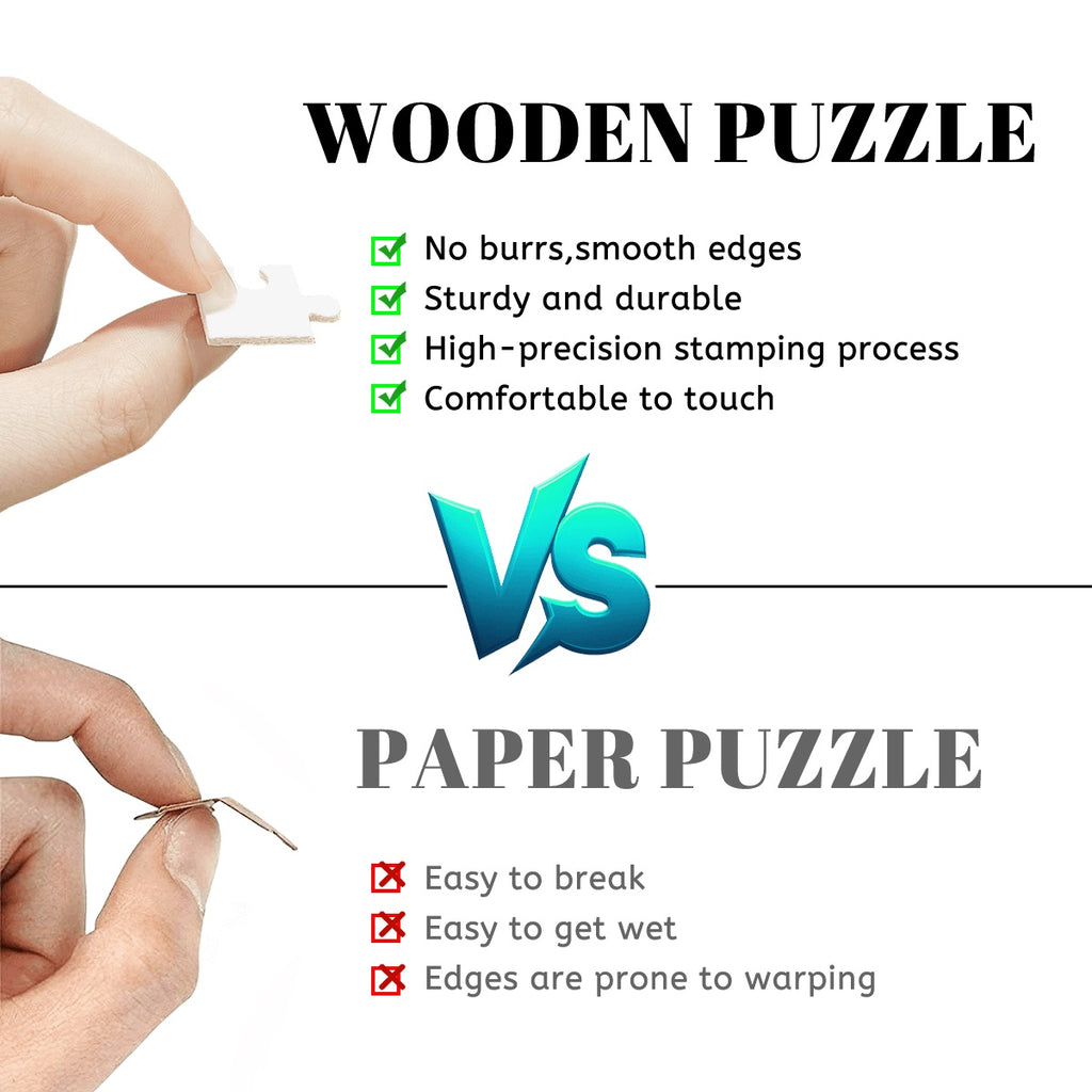 Prrrrrrrfect Parfait Wooden Jigsaw Puzzles 500 pcs